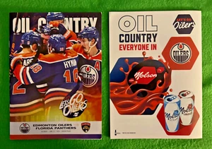 NHL Panthers Oilers 6/15/24 Stanley Cup Final G4 Programa Hyman Bouchard - Imagen 1 de 1