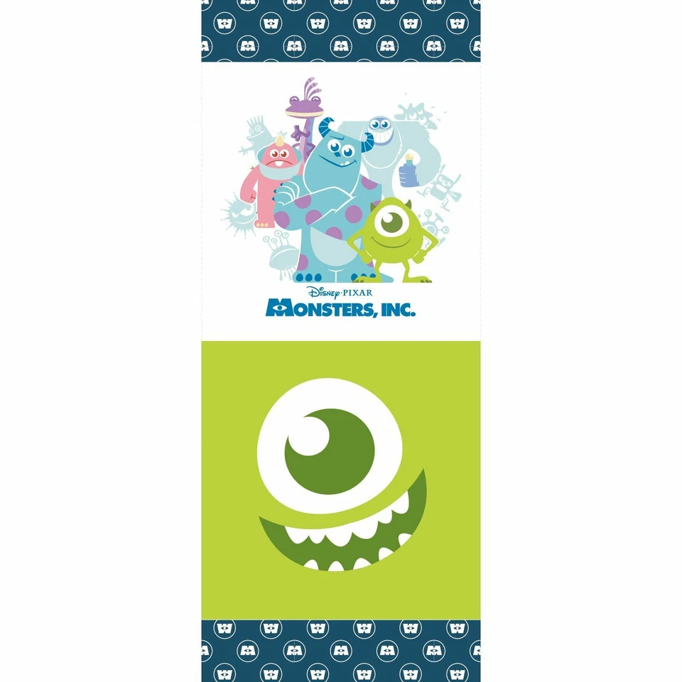 Disney Panel Collection - Monsters Inc. Half Panel 24" Cotton Fabric - Image 1 of 1
