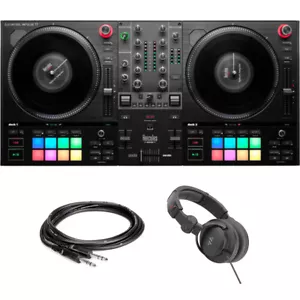 Hercules DJControl Inpulse T7 Bundle with Stereo 1/4" Cable 5' & Headphones KIT - Picture 1 of 8