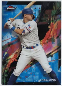 2024 Topps Finest - Common Blue Refractor #29 Josh Jung 028/200 Free Shipping! - Picture 1 of 2