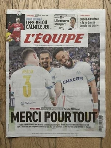 Zeitung L’Equipe Nr. 25408 vom 08.03.2024 Danke für alles OM UEFA Zarco Moto GP - Bild 1 von 5