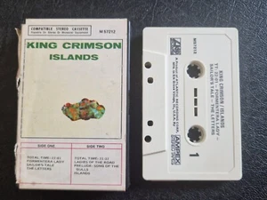 Rare Prog Cassette Tape King Crimson "Islands" Atlantic M 57212 USA Play tested - Foto 1 di 10