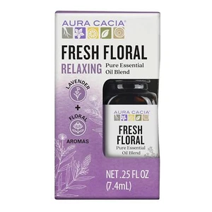 Aura Cacia Fresh Floral Essential Oil 0.25 Oz - Picture 1 of 4