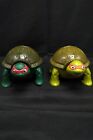 2016 Teenage Mutant Ninja Turtles Micro Mutant Raphael & Michelangelo Playsets