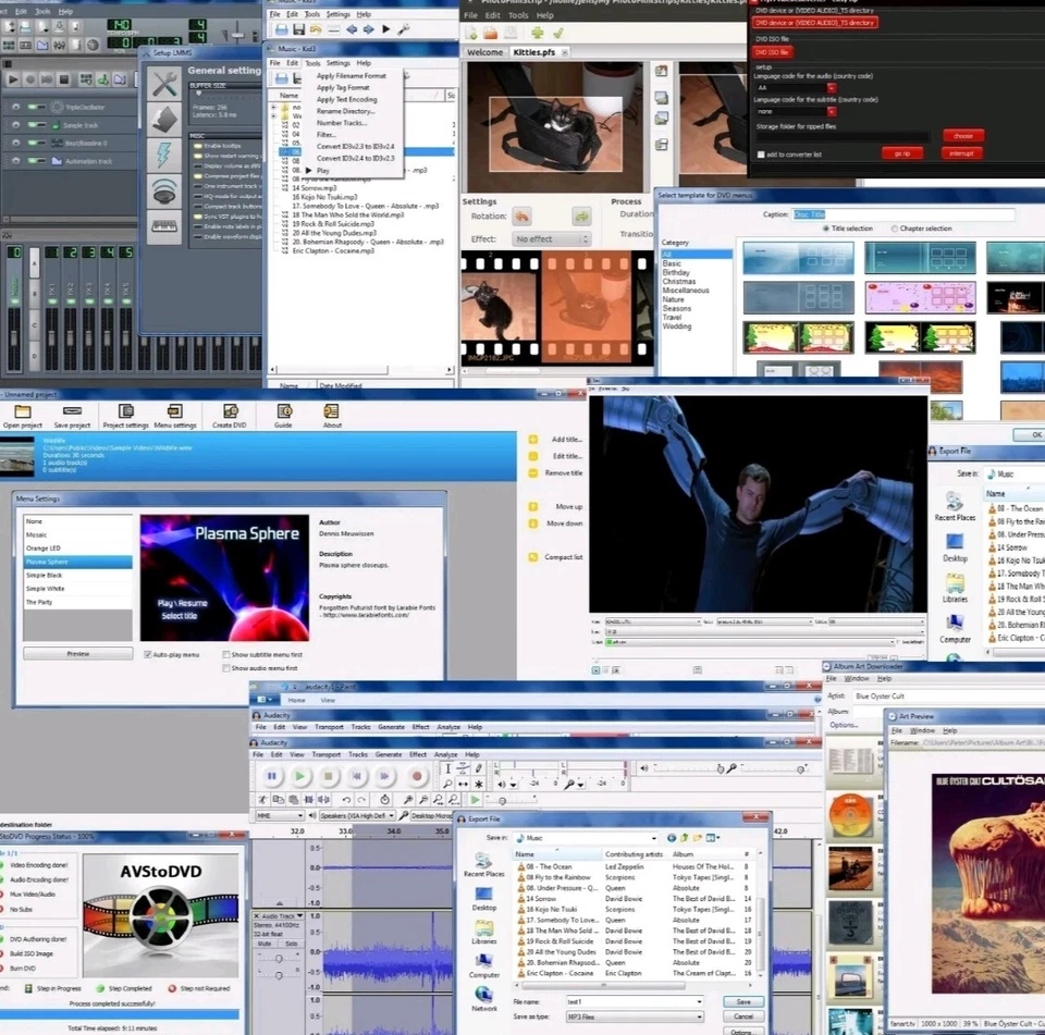 DVD RIP Ripper copy Create Author Edit Publish convert 10+ video and audio tools - Image 1 of 1