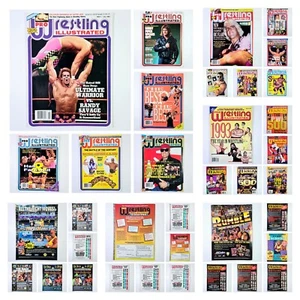 Lot of 18 1990s Pro Wrestling Illustrated Magazines Vintage PWI WWF WWE NWA - Picture 1 of 7