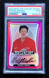 /15 PSA 9 MINT AUTO 2020 MICHAEL MADSEN METAL POP CENTURY PINK G4403E3222PA - Bild 1 von 4
