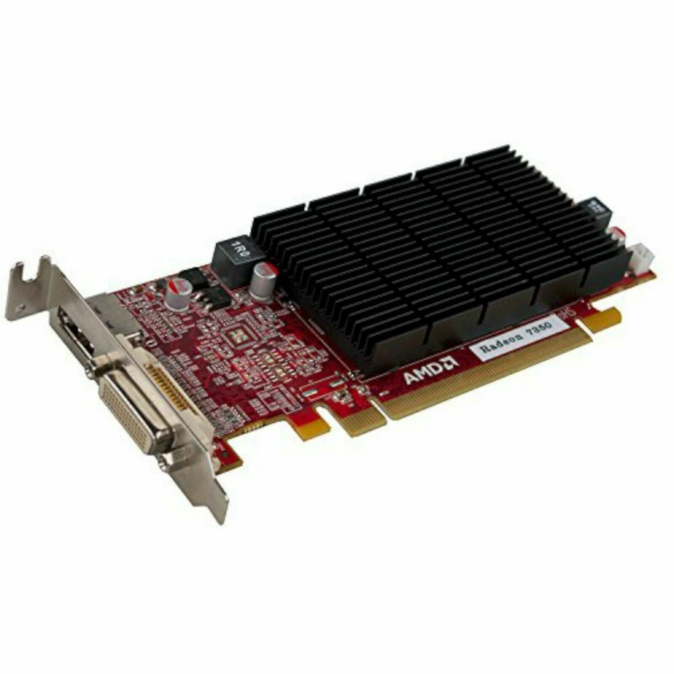 NEW VisionTek 900607 AMD Radeon 7350 SFF PCIe 1GB DDR3 DMS59 Graphics Video Card - Image 1 of 4