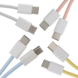 Cable USB-C Trenzado para iPhone 15/Pro/Carga Máxima Plomo/Cargador de Datos 60W 1.5m - Imagen 1 de 17