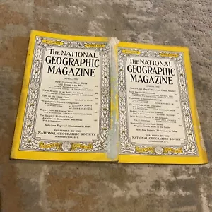 1953 Vintage National Geographic Zeitschriften mit Coca-Cola Anzeigen auf einer. - Bild 1 von 6