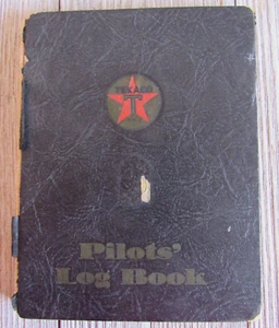 Libro de registro de vuelo de avión de pilotos de colección 1929 =- 1930 avión Kansas American Eagle - Imagen 1 de 14