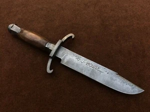 Cuchillo Bart Moore Bowie Antiguo de acero al carbono hecho a mano, réplica CS01 - Imagen 1 de 5