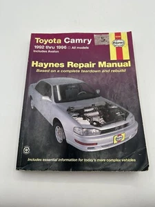 1992 1996 TOYOTA CAMRY HAYNES SERVICE REPAIR MANUAL AVALON V6 - Picture 1 of 3