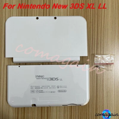 White Replacement For Nintendo New 3DS XL LL Top&Bottom Housing Shell Cover Case - Image 1 of 4