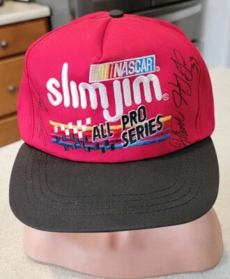 Sombrero de Colección Slim Jim All Pro Series Nascar Racing - Sterling Marlin Firmado... Foto 1 de 4