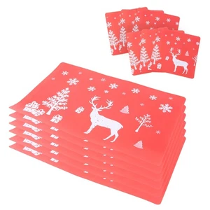 Juego de Mesa de Navidad con Juego de Mesa para Manteles con 6 Manteles y 6 Tazas2825 - Imagen 1 de 7