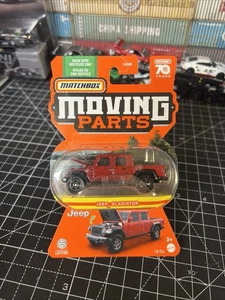 Matchbox 1/64 Diecast Moving Parts Red Jeep Gladiator - Picture 1 of 4