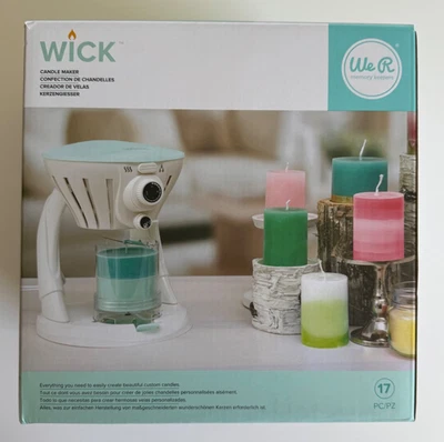 We R Memory Keepers WICK Candle Maker – Used – No Wax/Pigments – w/ Original Box - Image 1 of 4