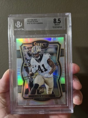 2017 Panini Select Field Level Alvin Kamara #225 Silver Prizm (RC) - Image 1 of 2