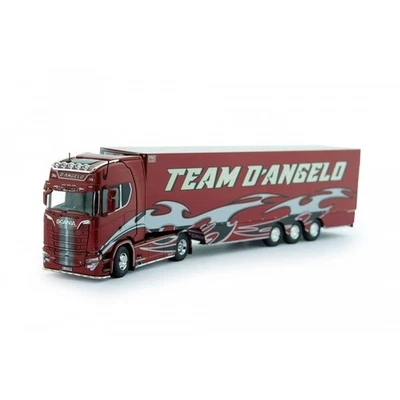 TEKNO,SCANIA S Highline Semi frigo TEAM D'Angelo Huracan, 1/50, TEK74279 - Photo 1/4