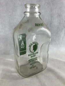 Hatchland Dairy North Haverhill New Hampshire, alter Mann des Berges, 1/2 Gal. - Bild 1 von 6