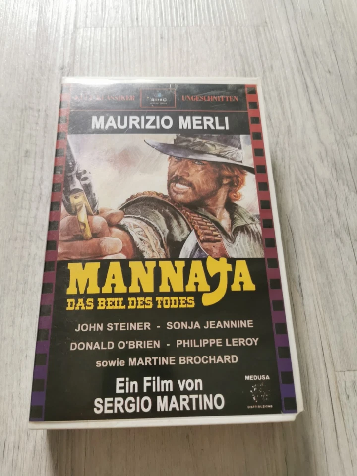 VHS Mannaja - Das Beil des Todes (1982)  Italowestern Astro  - Bild 1 von 4