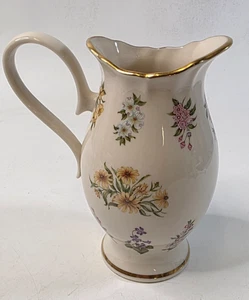 Lenox Fine Ivory China Creme Floral Constitution Limited Edition Krug 7"H - Bild 1 von 9