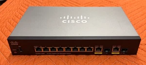 Conmutador administrado Cisco SG350-10MP Gigabit PoE de 10 puertos - Imagen 1 de 3