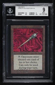 1993 Magic: The Gathering - Limited Edition Beta Disrupting Scepter BGS 9 0i5y - Picture 1 of 3