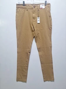 NWT Express Men's Super Skinny Brown Tan Hyper Stretch Jeans Stretch+ - Picture 1 of 7