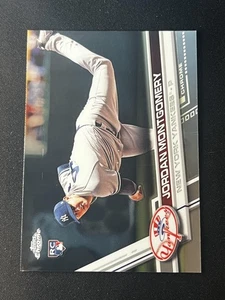 2017 Topps Chrome Update #HMT58 Jordan Montgomery - Picture 1 of 2