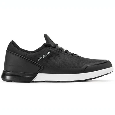 Stuburt Ace Casual Golf Mens Spikeless Shoes Waterproof and Breathable - Black - Image 1 of 2