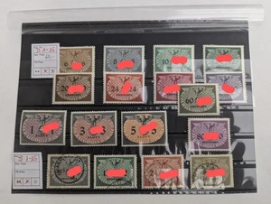 Generalgouvernement Dienstmarken Lot ab 1 Euro - Bild 1 von 4