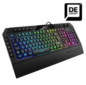 Sharkoon SKILLER SGK5 Rubber-Dome Gaming-Tastatur - Bild 1 von 3