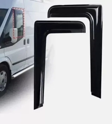 LUXELL UK LIMITED FITS Transit MK6-MK7 2000-2013 L Shape Wind Rain Sun Guard Deflectors LH&RH
