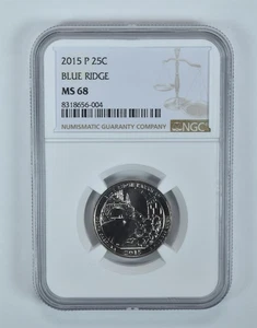 2015-P Washington Quarter Blue Ridge ATB MS68 NGC *8120 - Picture 1 of 5