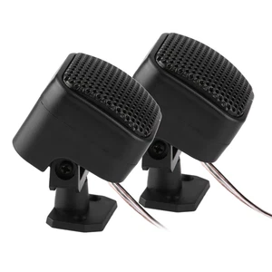 ⁺2pcs Car Small Square Speaker Loud Audio Music Tweeter Loudspeaker 500W - Picture 1 of 10