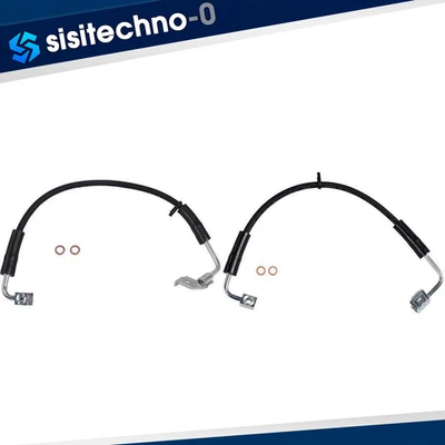 Manguera hidráulica de freno delantera izquierda y derecha para Jeep Wrangler 2008 2009 2010 3,8 L Foto 1 de 2