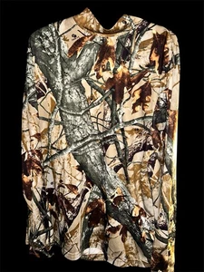 Outfitters Ridge Mock Neck Shirt 42 44 Fusion 3D Hunting Camouflage Long Sleeve - Picture 1 of 3