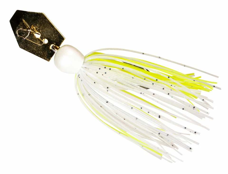 Z-MAN Chatterbait Mini Max Chartreuse White Three-Eighths Oz CBMM38-04