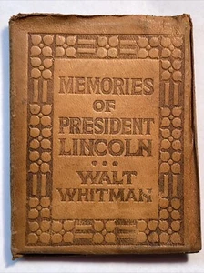 Little Leather Library MEMORIES OF PRESIDENT LINCOLN by WHITMAN Real Leather - Bild 1 von 10