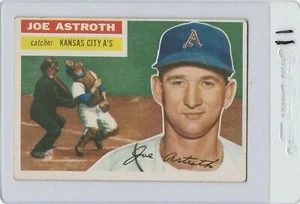 1956 TOPPS #106 JOE ASTROTH WHITE BACK WB RARE KANSAS CITY A'S WOW LOW POP SP - Picture 1 of 2