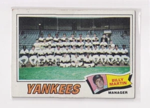 1977 Topps Burger King New York Yankees Team Karte # 1 schöne Karte - Bild 1 von 2