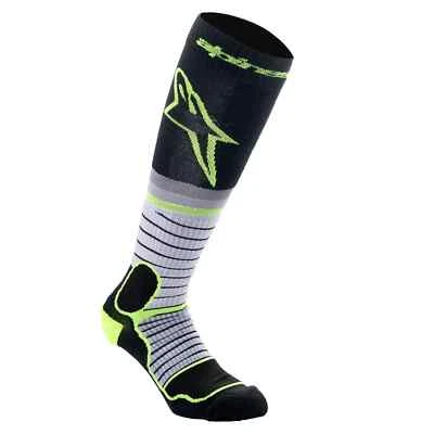 Calcetines todoterreno Alpinestars MX Pro Motocross NEGROS GRIS AMARILLO FLUO (175) Foto 1 de 4