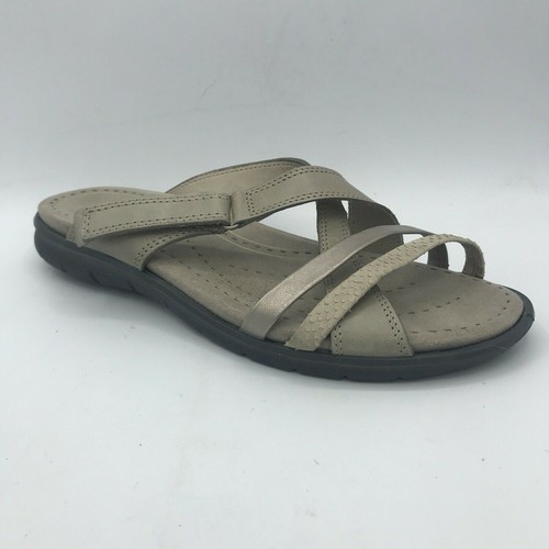 Sandali donna Ecco grigi con cinturino taglia 10