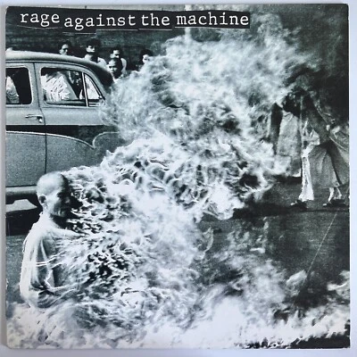 RAGE AGAINST THE MACHINE SELF TITLED VINYL LP 1992 DUTCH 1ST PRESSING NEAR MINT - Image 1 of 4