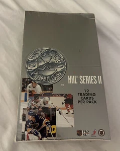 1991-92 Pro Set Platinum NHL Series 2 Sealed Box Of Hockey Cards 36 Pack - Picture 1 of 3