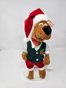 RARE 2000 Scooby-Doo Christmas Plush Santa Vest Singing Cartoon Network VTG - Picture 1 of 5