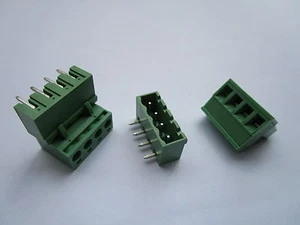 12 pcs 5.08mm Close Angle 4 pin Screw Terminal Block Connector Pluggable Type - Picture 1 of 10