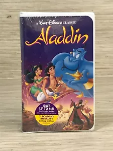 Walt Disney Aladdin VHS Rara Edizione Black Diamond 1993 90 minuti di autonomia - Foto 1 di 3